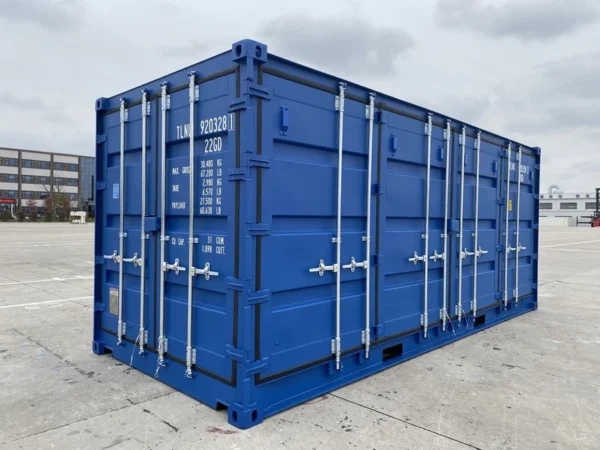 Conteneur maritime de 20 pieds avec côté ouvert