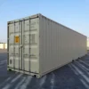 Conteneur maritime à cube haut de 40 pieds (RAL 6102)