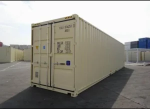 Conteneur maritime 40 pieds HC 1er voyage Double porte