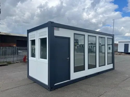 Conteneur de bureau portable avec fenêtres panoramiques (Réf : C3301)