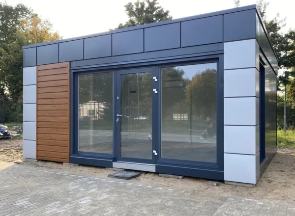 Conteneur de bureau de type « Londres » 6,00 x 5,00 m