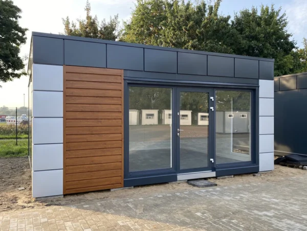 Conteneur de bureau de type « Londres » 6,00 x 5,00 m
