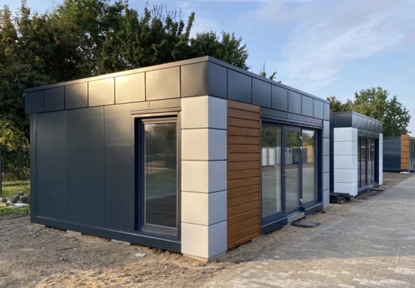 Conteneur de bureau de type « Londres » 6,00 x 5,00 m