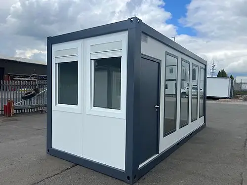 Conteneur de bureau portable avec fenêtres panoramiques (Réf : C3301)