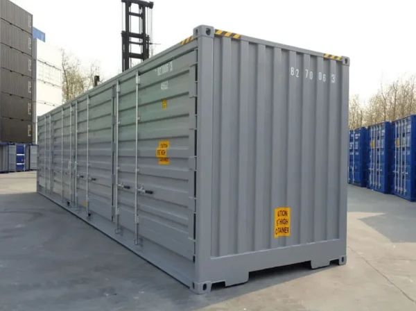 Conteneur maritime HC de 40 pieds avec portes latérales