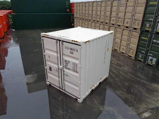 Conteneur maritime blanc à seau de 10 pieds de haut - Neuf