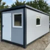 Conteneur de bureau 6,00 X 2,40 avec WC, douche et cuisine (Réf : 2390)