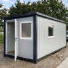 Conteneur de bureau 6,00 X 2,40 avec WC, douche et cuisine (Réf : 2390)